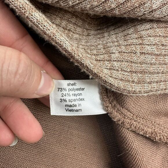 Lane Bryant Brown Crew Neck Tight Knit Sweater Dolman Sleeves Plus Size 14/16 - Picture 5 of 7